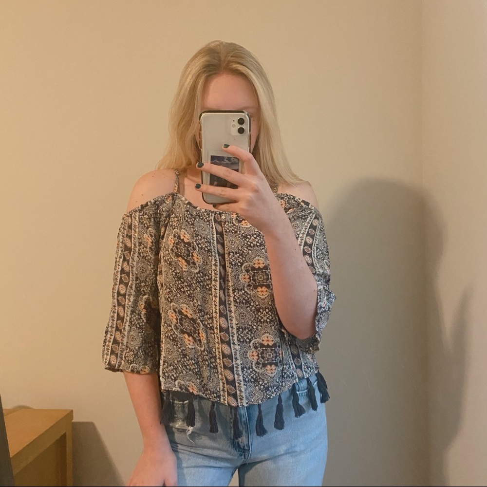 American Eagle Off The Shoulder Blouse